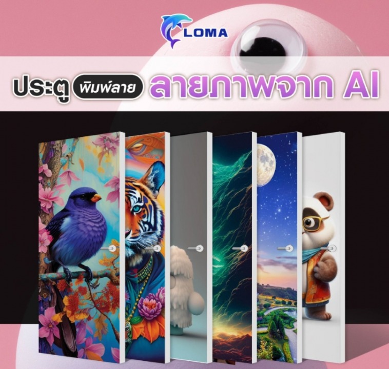 ประตูพิมพ์ลายภาพ AI